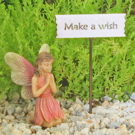 Make A Wish Fairy And Sign The Fairy Garden