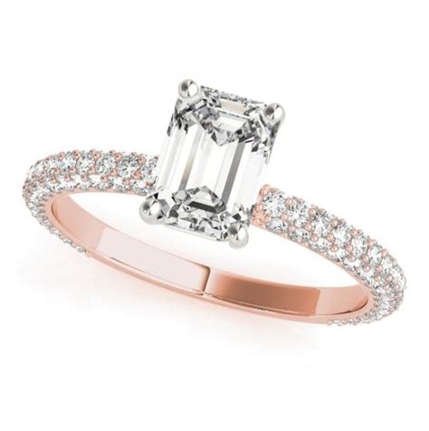 Emerald Cut Diamond Engagement Ring Kloiber Jewelers