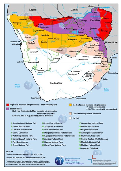 Malaria Map Of South Africa Wanda