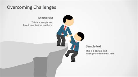 Overcoming Challenges Powerpoint Template Slidemodel