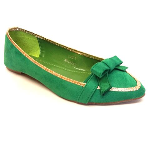 Fx 55 Green Womens Flat Shoes