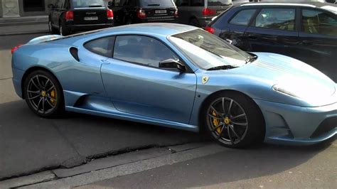 Launched in 2002, it is essentially an updated 550 maranello featuring minor styling changes from pininfarina. Light Blue Ferrari F430 Scuderia Startup and Driveaway and ...