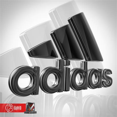 Adidas Logo 3d On Behance