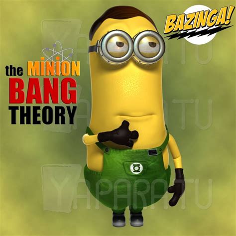 Minion As Sheldon Cooper The Big Bang Theory Amor Minions Minions