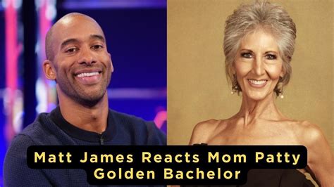 Matt James Reacts To Mom Patty Appearing On The Golden Bachelor Factswow