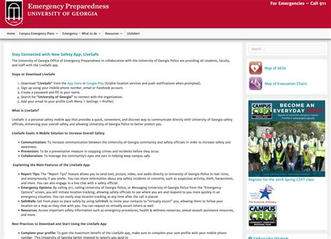 LiveSafe app puts safety at your fingertips - UGA Today