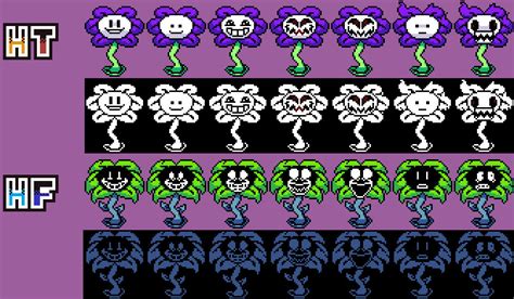 Hardtale Hardfell Flowey Sprites Expressions By Carno Power On
