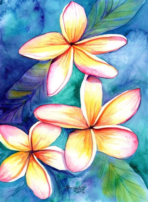 Blooming Plumeria 5 Art Print By Marionette Taboniar X Small In 2020