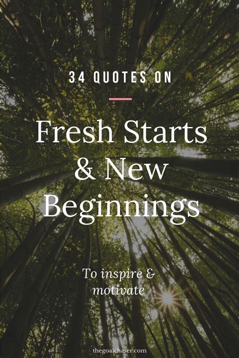 Quotes About Starting Fresh Inspiration