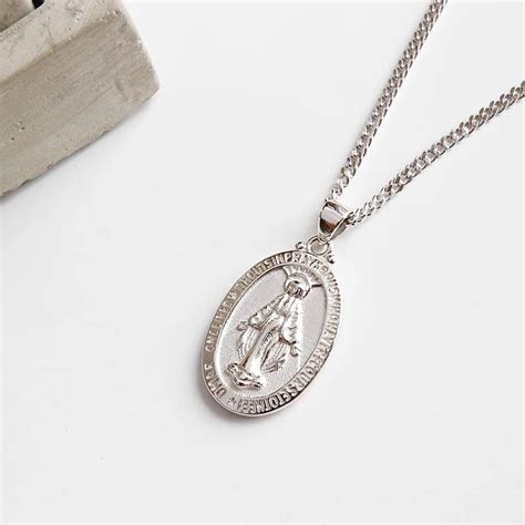 Real 925 Sterling Silver Necklaces For Women Bead Chain Vintage