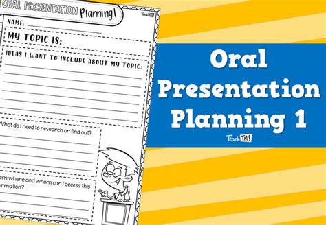 Oral Presentation Planning 1 Teacher Resources And Classroom Games
