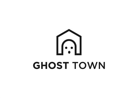 Premium Vector Ghost House Logo Design Vector Illustration