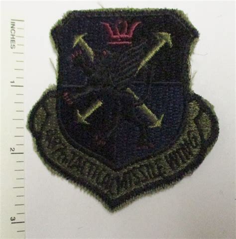Us Air Force 487th Tactical Missile Wing Patch Subdued Original Vintage