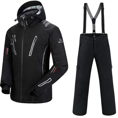 Pelliot Ski Suit Men Waterproof 10k Ski Jacket Snowboard Pants Super