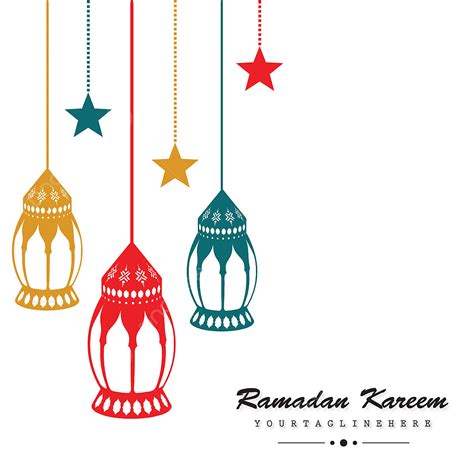 Gambar Ramadhan Kareem Dengan Lampu Kreatif Kaligrafi Ramadhan Kareem