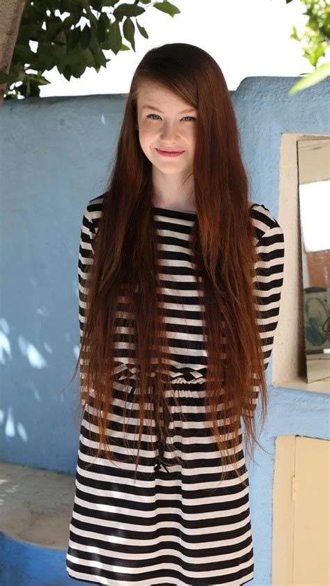 Emily Bloom Emily Bloom Hair Beauty Striped Top Long Hair Styles