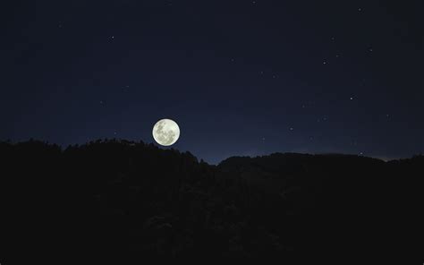 Moon Hills Dark Night 3840x2400 Wallpaper Wallhavencc