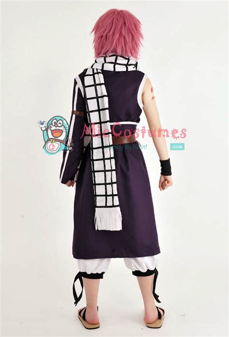 Fairy Tail Natsu Dragneel Purple Cosplay Costume For Sale