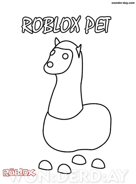 Adopt Me Coloring pages | Wonder-day.com