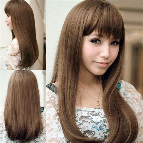 Popular hairstyles for long hair girls. 2020 Latest Long Straight Japanese Hairstyles