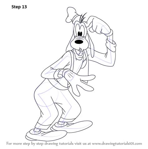 How To Draw A Goofy Goofy Step By Step