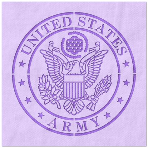 United States Army Seal Stencil Stencil Stop