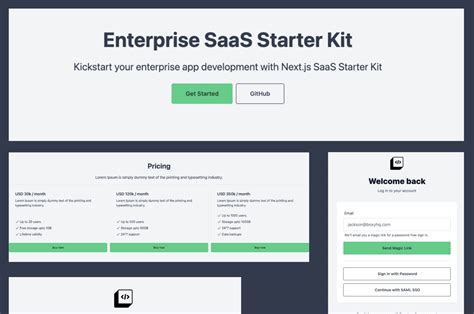 Enterprise SaaS Starter Kit Open Source SaaS Boilerplate Made With React Js
