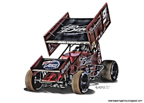 Sprint car wallpaper