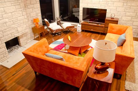 Los Altos Mid Century Modern Home Midcentury Living Room Los