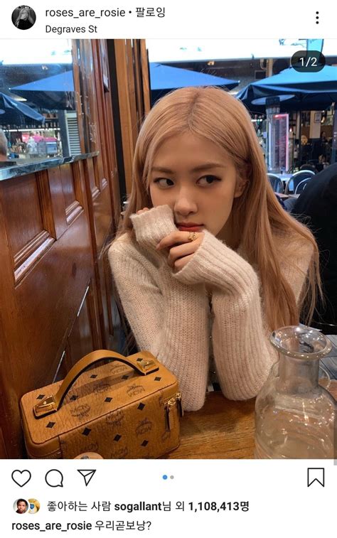 Vip파티에는 인스타 10만 팔로우를 자랑하는 외국 갑부… 추천 0. 로제 인스타 - 걸그룹 갤러리 - 에펨코리아