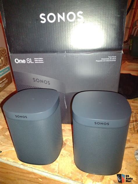 Sonos One Sl Shadow Edition 2 Pack Photo 4582047 Us Audio Mart