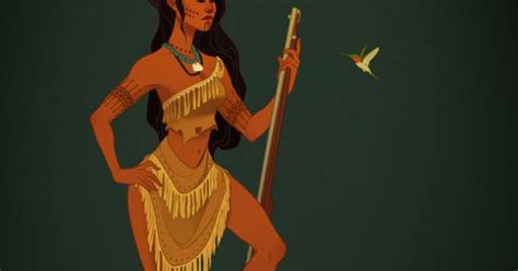 Pocahontas Based On 17th Century Powhatan Costume Virginia Usa
