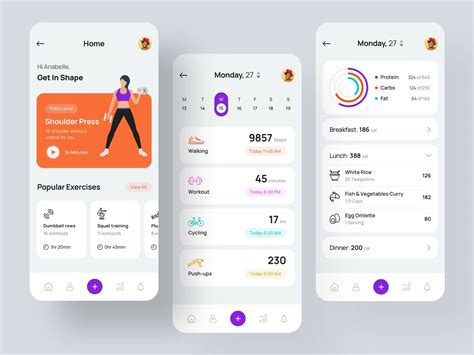 Health And Fitness Ios App Health App Design Ios App Design App