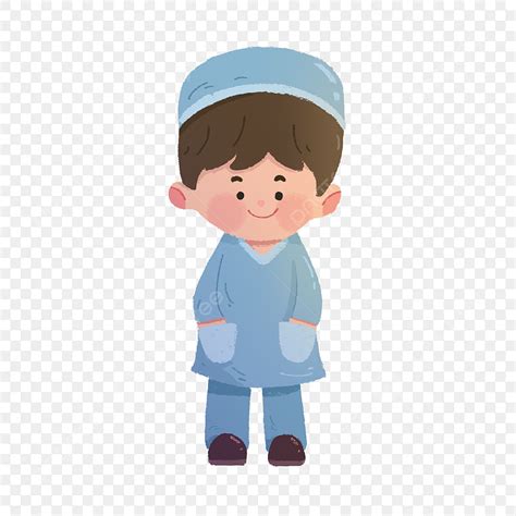 Hand Drawn Cute Doctor Child Cute Doctor Png Transparent Clipart