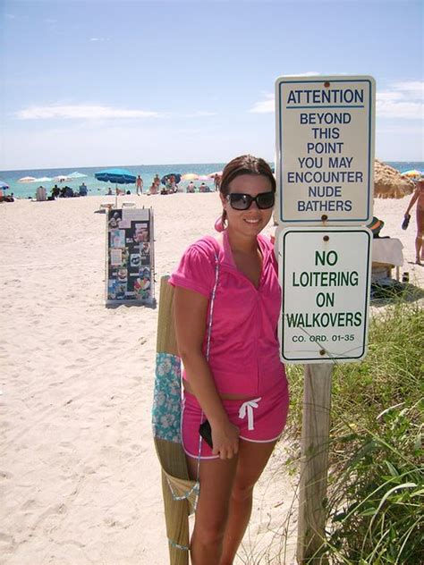 Us Haulover Beach Miami Caution Nudists Ahead Flickr
