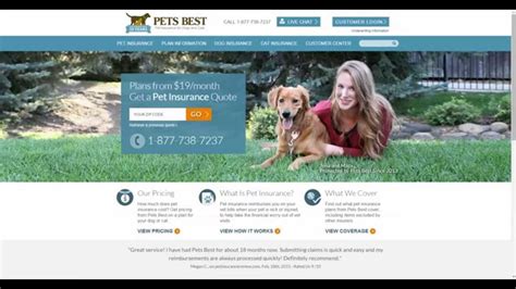 If you already have a policy with nationwide or are looking to insure multiple pets, expect to receive discounts. Pet Insurance Reviews - Pets Best Pet Insurance Quote ...