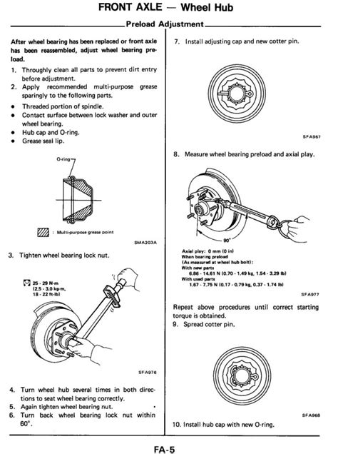 How Do You Measure Wheel Bearing Preload Per The Fsm Or Torque Then