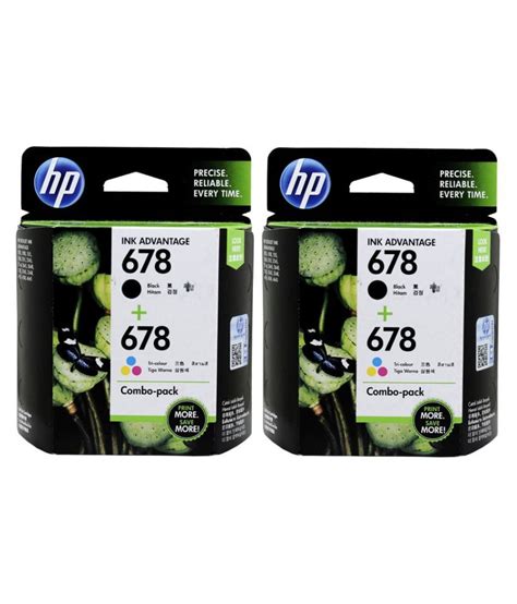 This cartridge is compatible with hp 2515 , hp 1515 , hp 2545 , hp 4645 , hp 3515 , hp 3545 , hp 4515 , hp 4615. HP 678 Ink Advantage L0S24AA Black and Tri Colour ...
