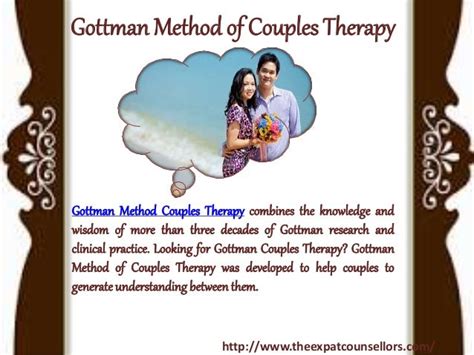 Gottman Method Of Couples Therapy