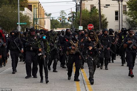 Armed Black Militia Group Marches Again In Louisiana Signal Civil War