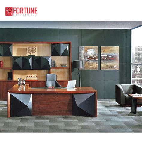 Luxury Design L Shape President Executive Desk Modern Office Furniture