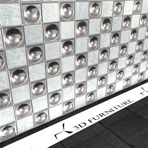 Sphere Mosaic Tiles Vray Material