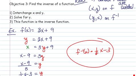 Inverse Functions - Part 2 - YouTube