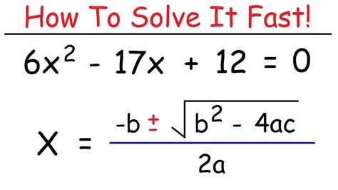 How To Solve Quadratic Equations Using The Quadratic Formula Otosection