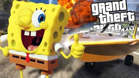 Spongebob Gets His License Mod Gta 5 Mods Gameplay Youtube
