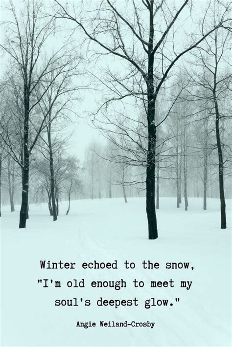 Winter Quotes To Make The Soul Sparkle Winter Quotes Nature Quotes