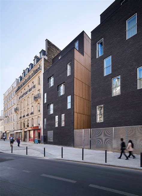 Gallery Of Student Residence In Paris Lan Architecture 1 Facade