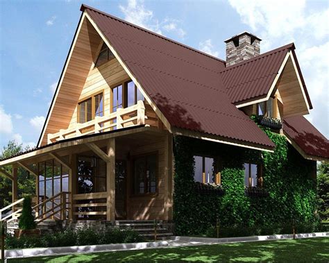 Wood Houses Made In Moldova By The Company Eximius