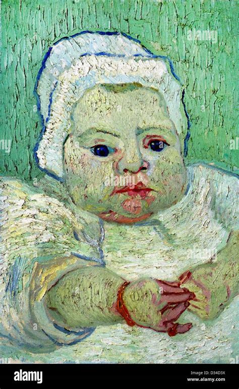 Vincent Van Gogh The Baby Marcelle Roulin Post Impressionismus Öl auf Leinwand