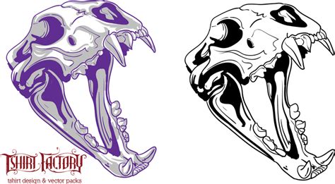 Animal skull drawing - Vector download